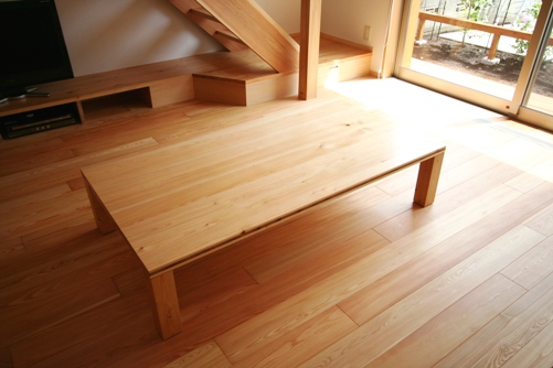 オリジナル座卓（大工がつくる家具）