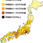 木造住宅の各県別平均坪単価